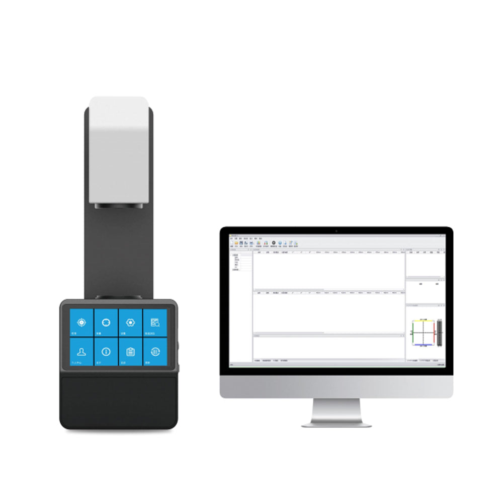VTSYIQI Digital Color Haze Meter Color Hazemeter with Haze Repeatability≤0.03  Measurement Aperture 21mm 7mm Horizontal And Vertical Two Measurement States for Meauring Haze Transmittance Color Difference Etc