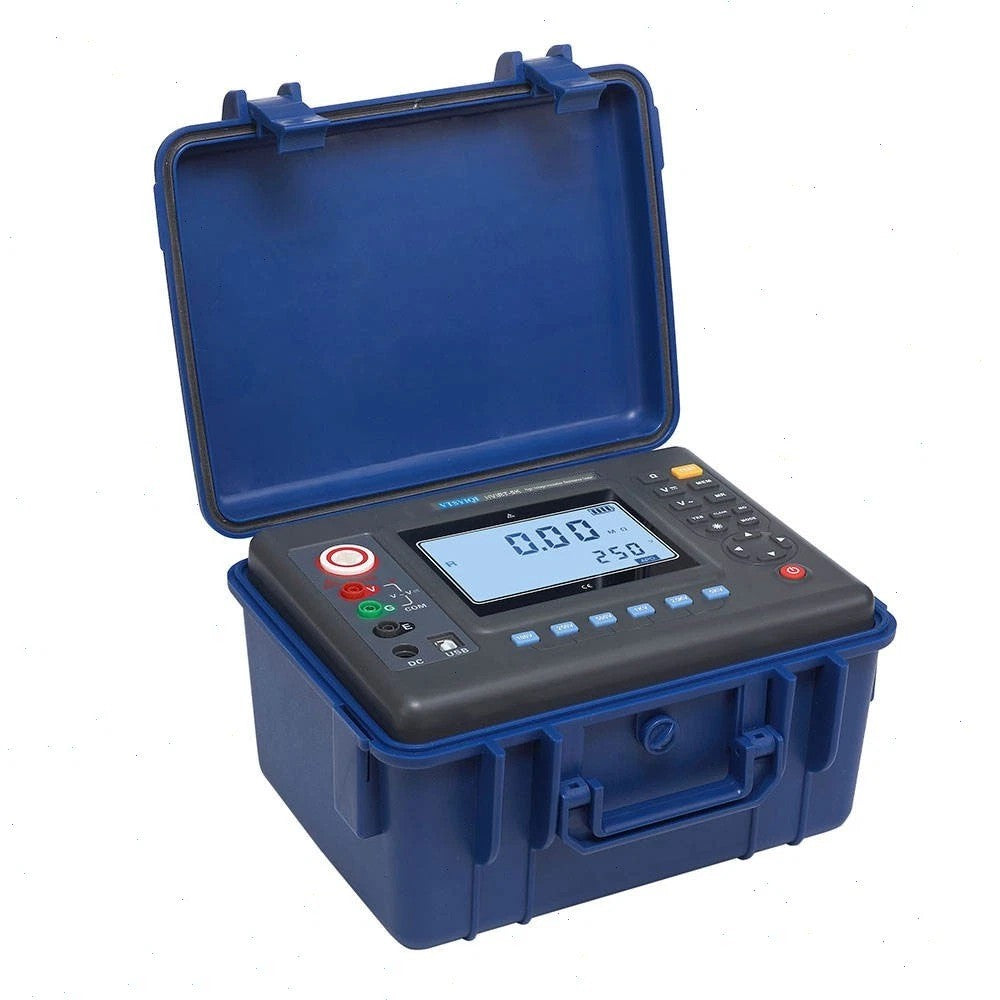 VTSYIQI High Voltage Insulation Resistance Tester Digital 5Kv Insulation Resistance Meter with Rated Voltage 100V-5000V Insulation Resistance Range 0.01MΩ-2000GΩ USB Interface