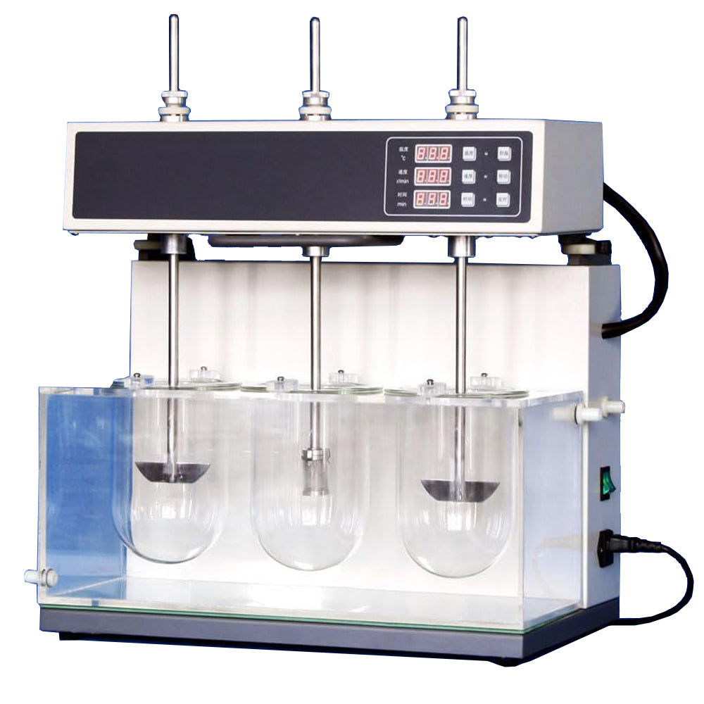 VTSYIQI Dissolution Tester Analyzer Tablet Dissolution Tester Dissolution Rate and Degree Detector with Speed Range 20 to 200 RPM Accuracy ±2 rev/min