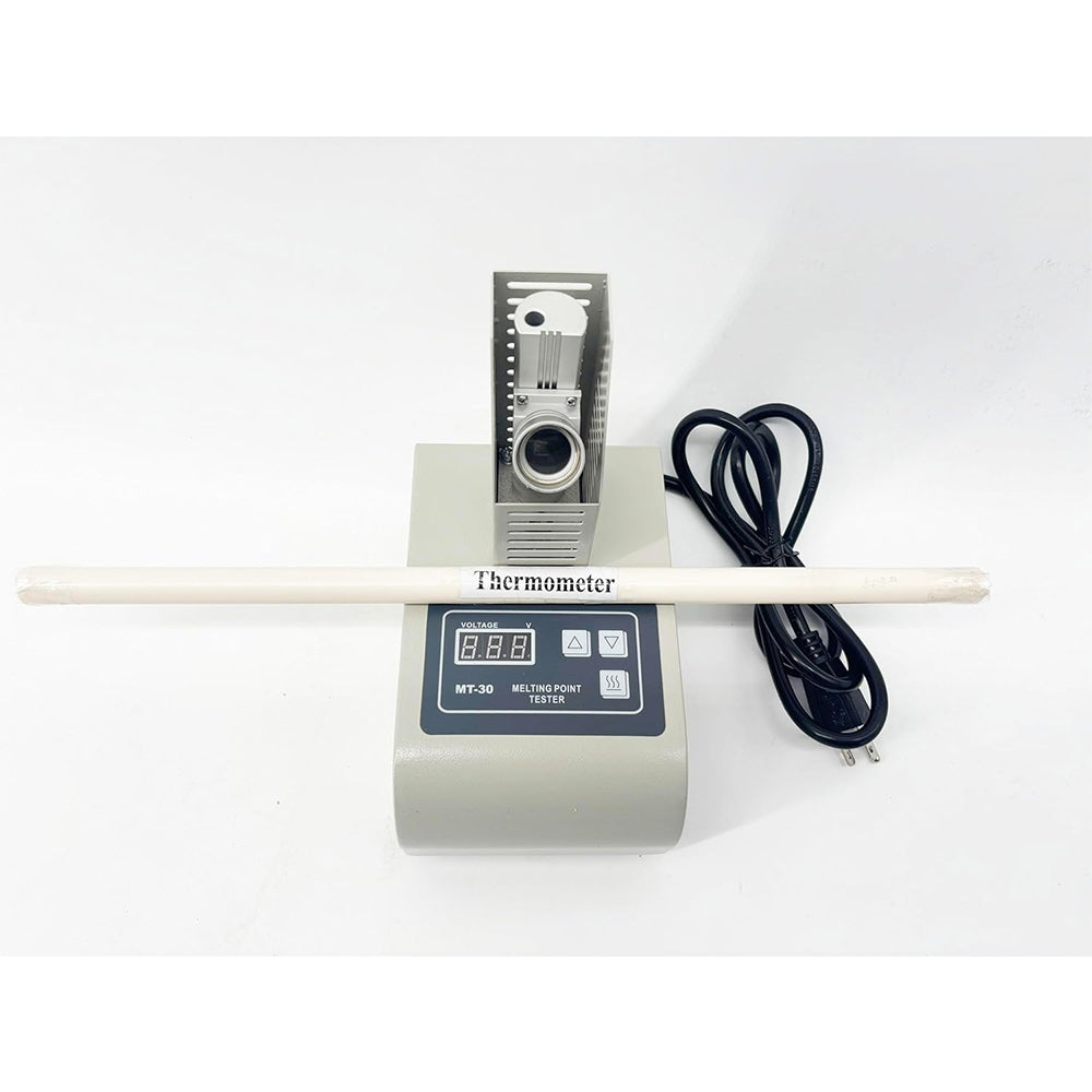 VTSYIQI Laboratory Melting Point Apparatus Melting Point Testing Machine with Temperature Rise Rate 1.0 2.0 4.0 6.0℃/min Melting Point Test Range 50 to 300°C for Test the Melting Point of Reagents Fragrances Dyes