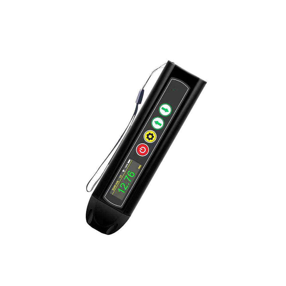 VTSYIQI Pen Electromagnetic Ultrasonic Thickness Gauge Tester Portable Metal Surface Thickness Tester Without Coupling Agent with Measurement Accuracy ±0.01mm Bandwidth 2.5MHz～6MHz Effective Range 1.0~320mm Single and Dual Echo Mode