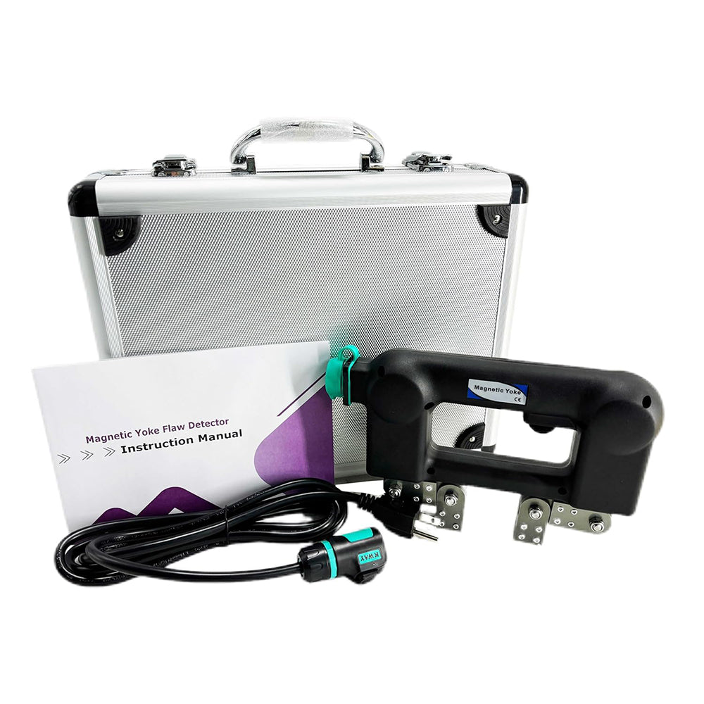 VTSYIQI Magnetic Particle Inspection Equipment Magnetic Power Inspection NDT Testing Equipment with AC 2.2A Working Current 50% Duty Cycle 0-230mm Magnetic Pole Pitch