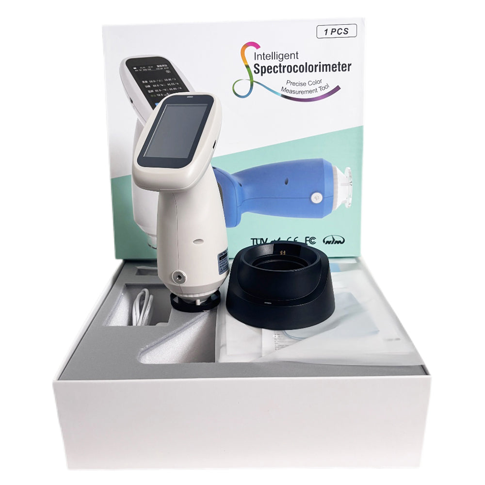VTSYIQI Imaging Spectrocolorimeter Color Meter Spectro Colorimeter with Displayed Accuracy 0.01 Measured Reflectance Range 0-200% Single Aperture Φ8mm Measuring Time About1s Wavelength Range 400-700nm