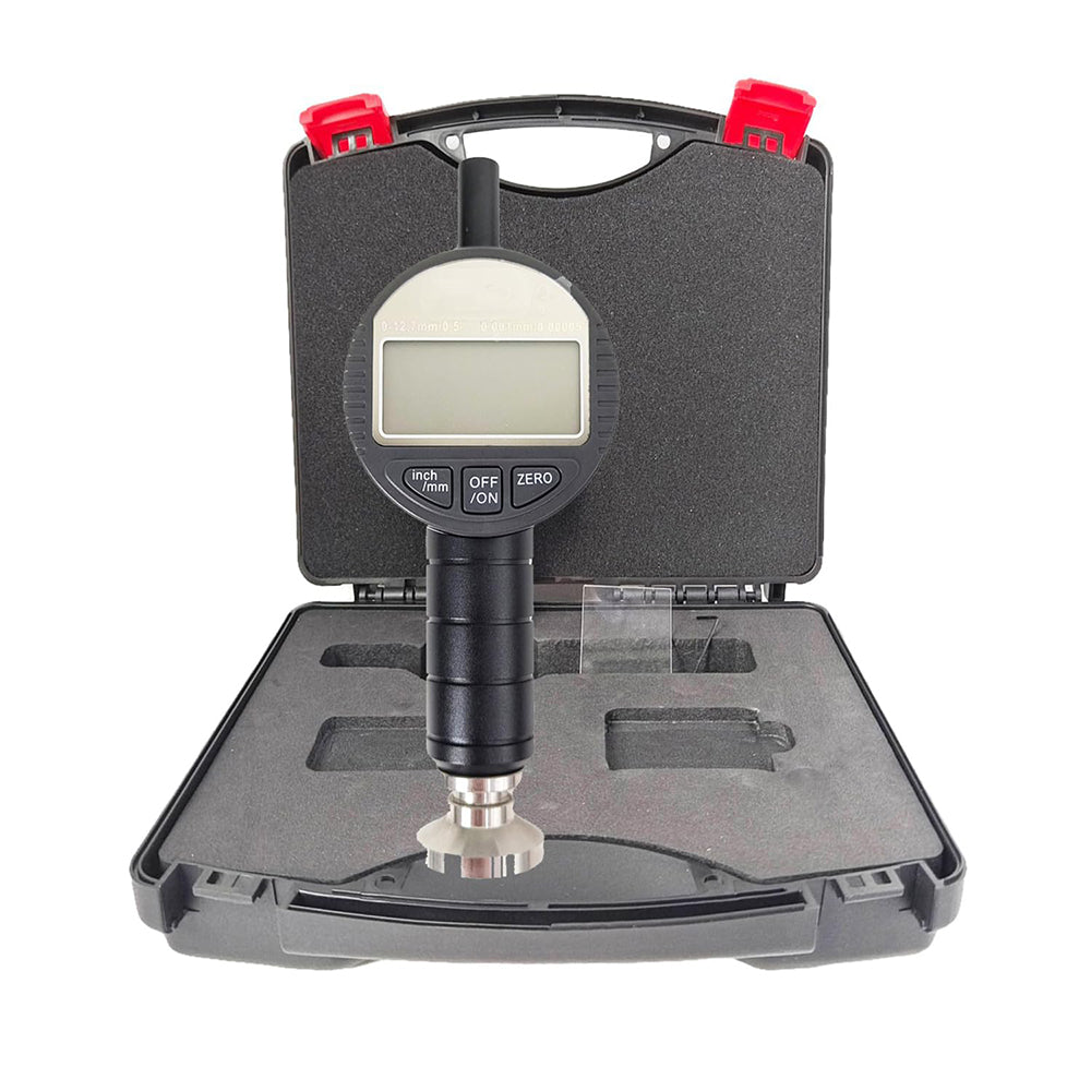 VTSYIQI Anchor Pattern Test Equipment Sand Blast Roughness Meter with Accuracy ±2μm Measuring Range 0 to 2000μm Metric/Inch Two Units Switchable Digital Display