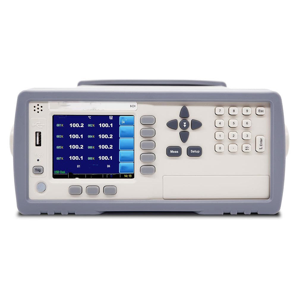 VTSYIQI 32 Channel Thermocouple Data Logger Temperature Tester Multi-Channel Temperature Logger Recorder with Range -200℃ To 1800℃ Thirty-two Channels Thermocouple J/K/T/E/S/N/B/R USB RS232C Interface