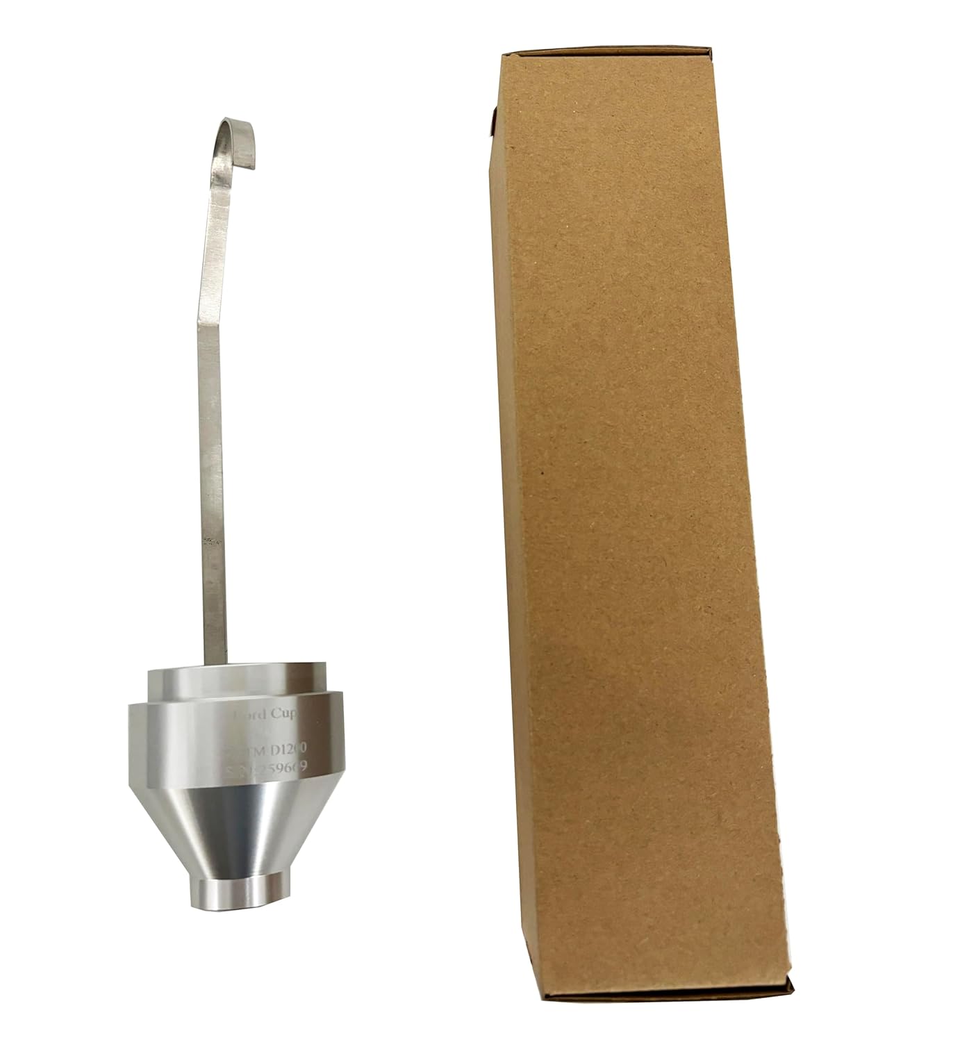 VTSYIQI Portable Ford Flow Cup #2 Aluminium Viscosity Cup with Hole Diameter 2.80 mm Measuring Range 25-120 CST for Viscosity Measurement of Thin Oils Mixed Paints and Varnishes