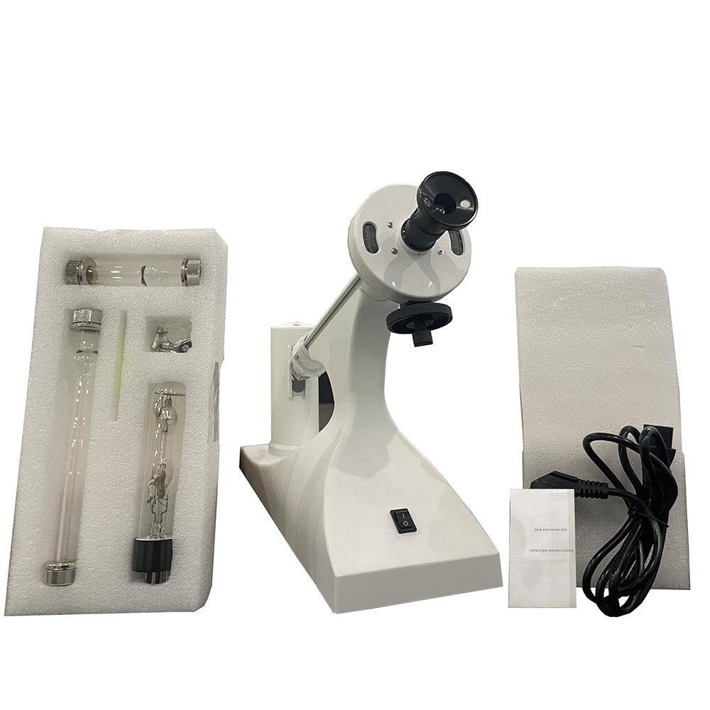Polarimeter Physics Lab Instrument VTSYIQI Polarimeter Lab Instrument Manual Disc polarimeter with Sodium