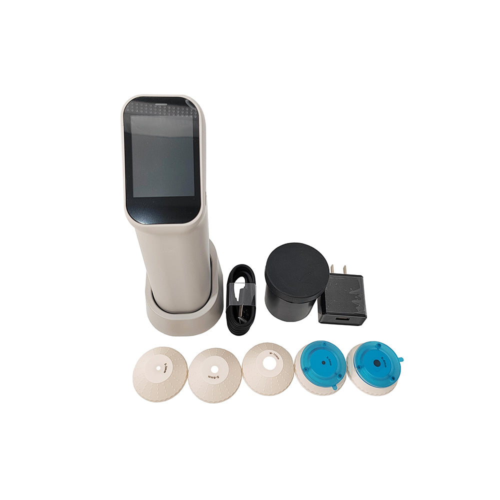 VTSYIQI Three Calibers Colorimeter Color Analyzer Color Difference Meter with LED+UV Light Source Software Support Andriod iOS Windows Wechat App Measuring Aperture 3mm 6mm 11mm Measuring Structure D/8 SCI