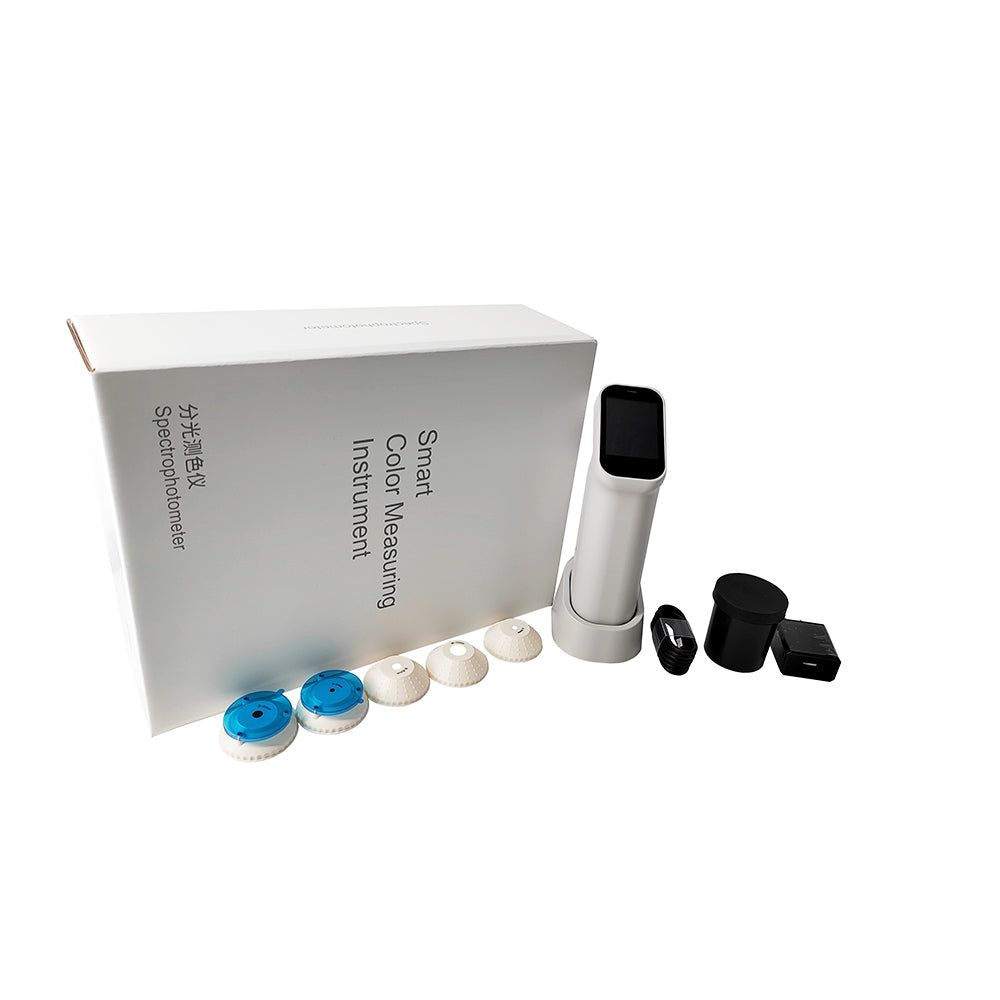 VTSYIQI Spectrocolorimeter Color Meter Color Measurement Tool with Camera Function LED+UV Light Source Measuring Aperture 3mm 6mm 11mm Measurement Repeatability ΔE*ab≤ 0.03 for Coating Ceramic Plastic Paint