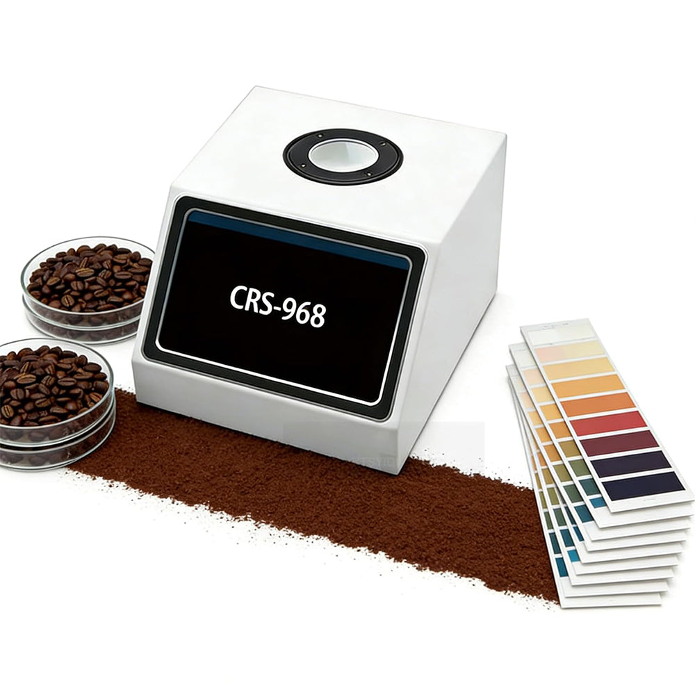 VTSYIQI Coffee Color Meter Benchtop Coffee Roast Analyzer with USB Computer Link ≤0.03 ΔE*ab Repeatability Full-Spectrum LED for Instant Coffee Powder Roasted Beans D65 10° Observer 1s Measurement