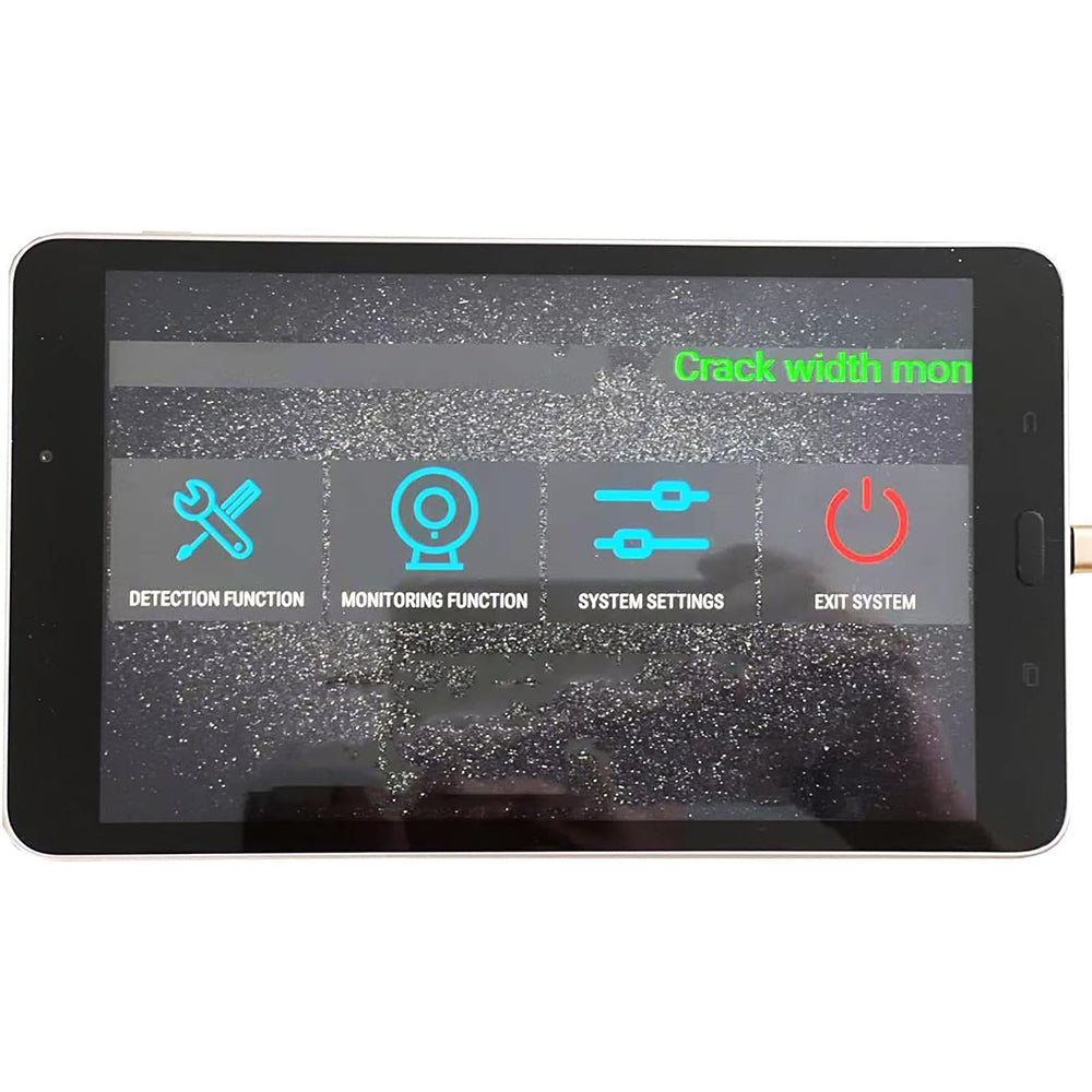 VTSYIQI Concrete Crack Width Measuring Monitor Crack Width Gauge with Measuring Range 0.01-10mm Automatically Monitor the Real-time Situation of Cracks and Automatically Save Real-time Data of Cracks