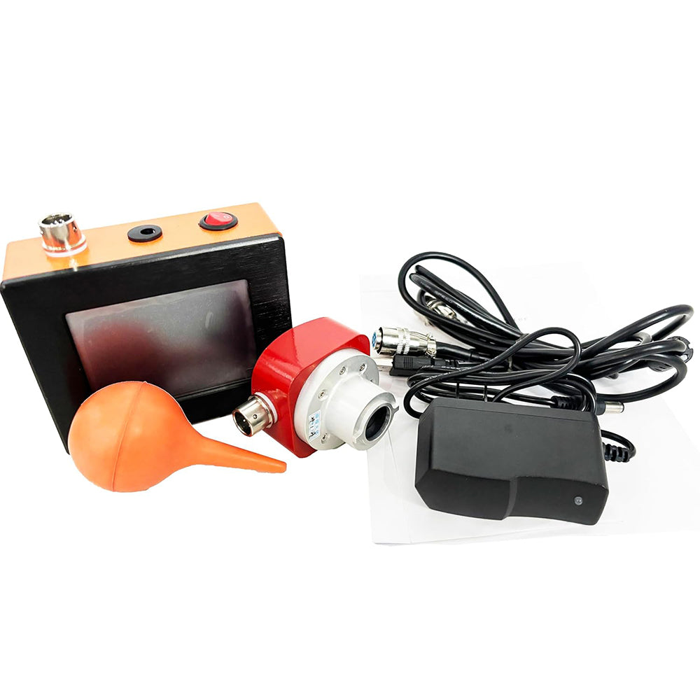 VTSYIQI Crack Width Monitor Digital Concrete Crack Width Gauge with Maximum Detection Range of 0-8mm Magnification 40times for Quantitative Detection of Crack Width in Bridges Tunnels Walls Concrete Pavements Metal Surfaces