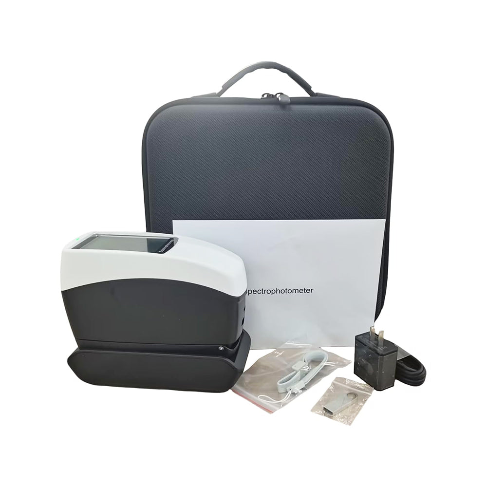VTSYIQI Lab Spectrophotometers Color Contrast Instrument with  Caliber Φ11mm Accuracy 0.01 High Repeatability dE*ab≤0.02 Range 400 to 700nm Structure D/8 SCI SCE ASTM ISO Standard Display Accuracy 0.01