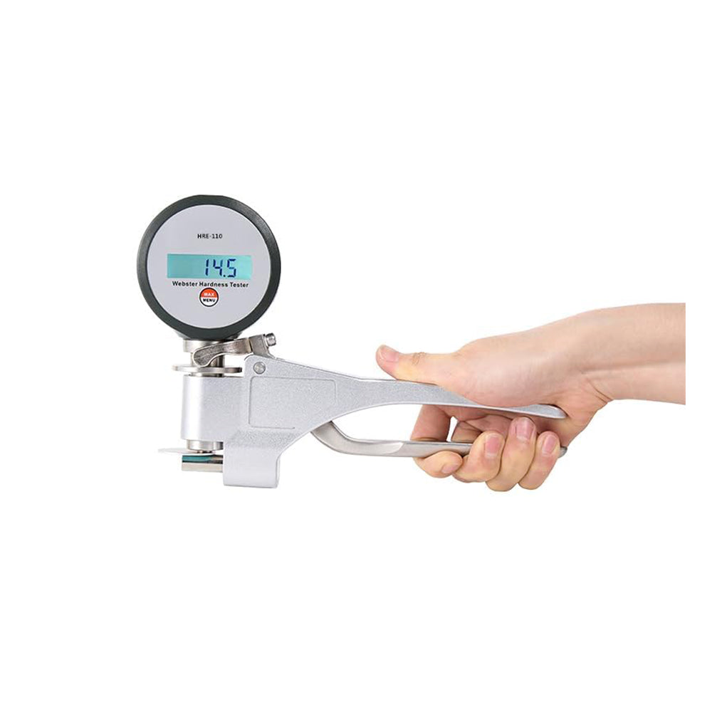 VTSYIQI Portable Webster Hardness Tester Digital Webster Hardness Meter with Range 0~20HW Precision 0.5HW Thick 0.6-6 Inner Diameter＞10 Hardness Range 25-110HRE for Aluminum Alloy Profiles Aluminum Etc