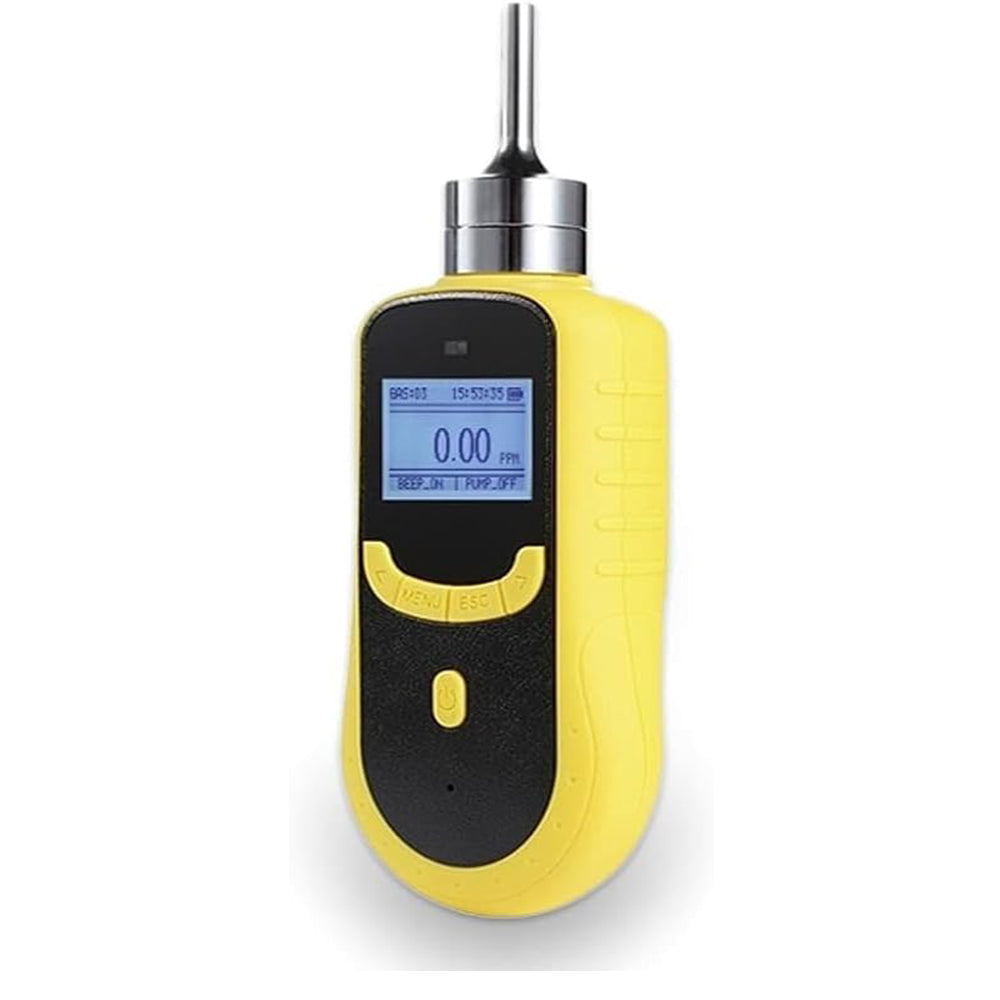VTSYIQI Portable F2 Gas Detector Fluorine Gas Alarm with Accuracy ≤±3% F.S. Measuring Range 0 to 10ppm Resolution 0.01ppm Explosion-Proof Certification Built-in Micro Sampling Pump Automatic Data Storage Principle Electrochemical