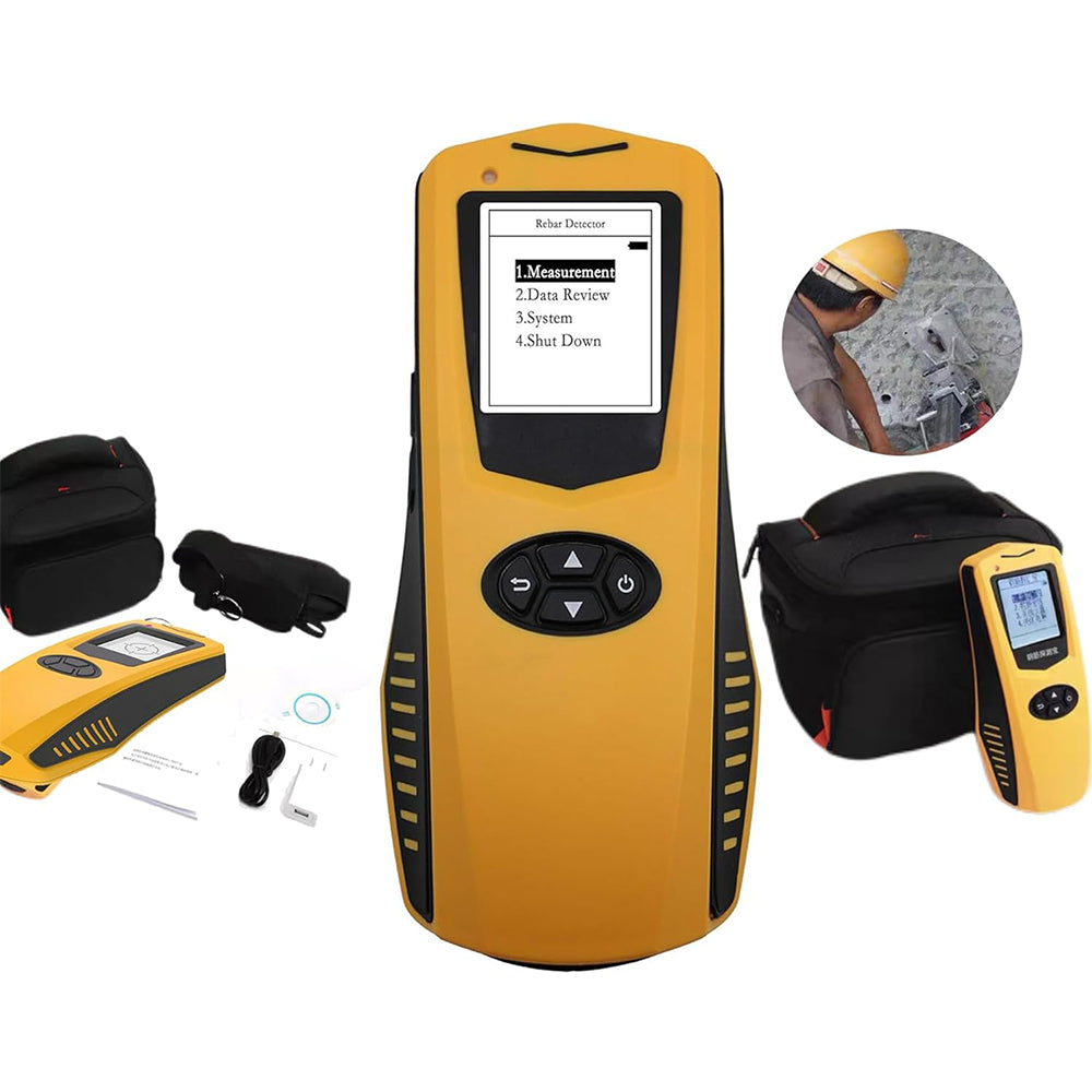 VTSYIQI Scanning and Detecting Rebar in Concrete with Location Range 1 to 120mm Concrete Protective Layer Tester USB Interface for Testing The Location, Distribution, Direction and Diameter of The rebar