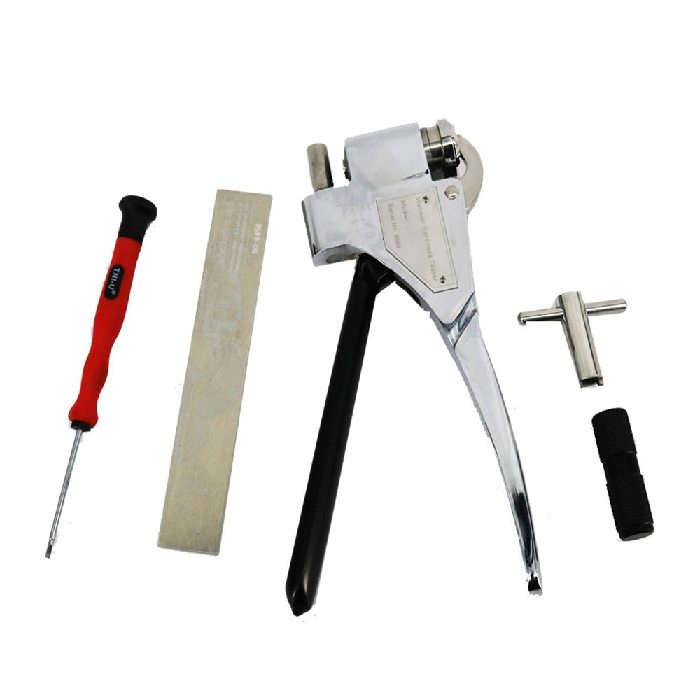 VTSYIQI Webster Hardness Tester Meter Machine Durometer Gauge for Aluminum Alloy with Measuring Range 0-20HW Thickness 0.6-6mm