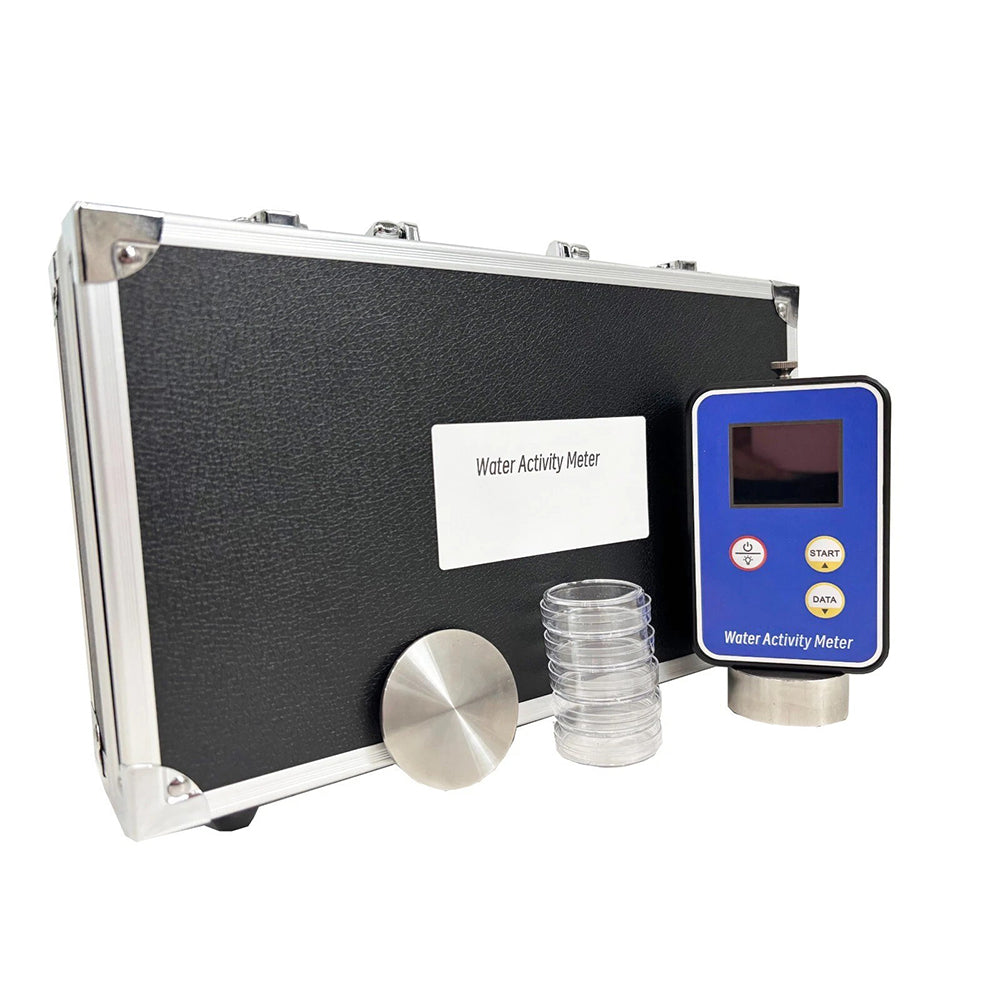 VTSYIQI Digital Water Activity Meter AW Monitor for Bread Milk Grain Vegetable Solid Liquid and Pasty Samples with Range 0.00-1.00aw Accuracy ±0.02aw Resolution 0.01 Data Memorized 99 Groups