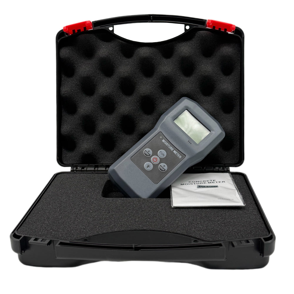 VTSYIQI Portable Concrete Moisture Meter Concrete Moisture Analyzer with Measuring Range 0-70%(cd00) Resolusion 0.1 Accuracy ± 0.5(main Moisture Range) Used in Building Decoration and Site Construction and Etc