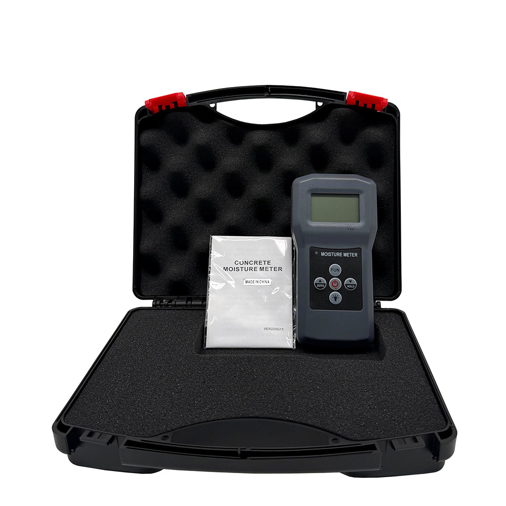 VTSYIQI Concrete Moisture Testing Machine Handheld Concrete Moisture Meter with LCD Display Resolusion 0.1 Accuracy ± 0.5(main Moisture Range) Measuring Range 0-70%(cd00) Used in Floor Laying Paint Painting and Etc