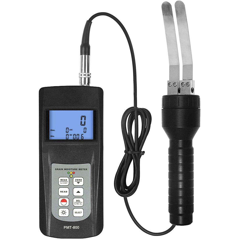 VTSYIQI Paper Moisture Tester Paper Moisture Analyzer with Measurement Range 0% to 50% (Cd08) 0%~18% (Cd10) 0%~100% (Cd11) 0%~40% (Cd12) Resolution 0.1% 240 Sets of Data Memory Function  Contact Type Sensor Type