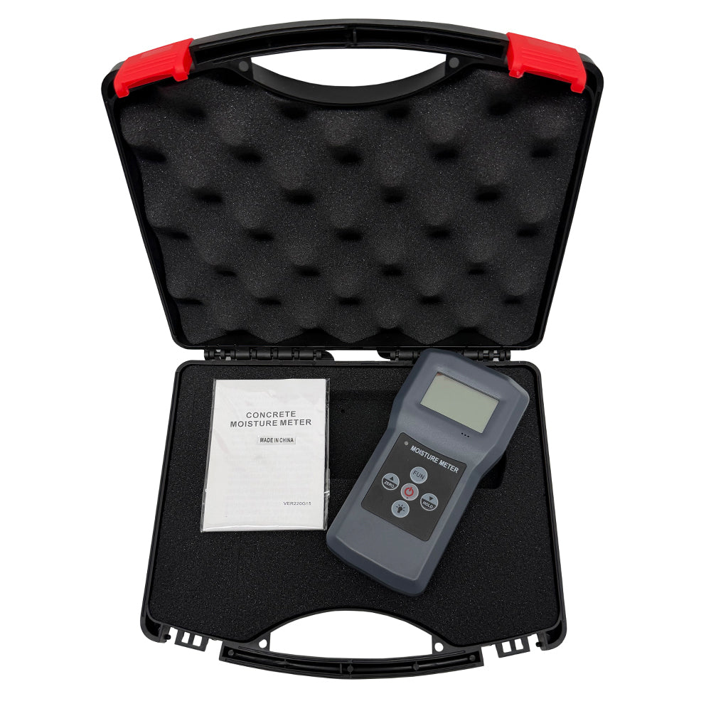 VTSYIQI Concrete Moisture Analyzer Concrete Moisture Tester with Resolusion 0.1 Measuring Range 0-70%(cd00) LCD Display Accuracy ± 0.5(main Moisture Range) Auto Shutdown Function