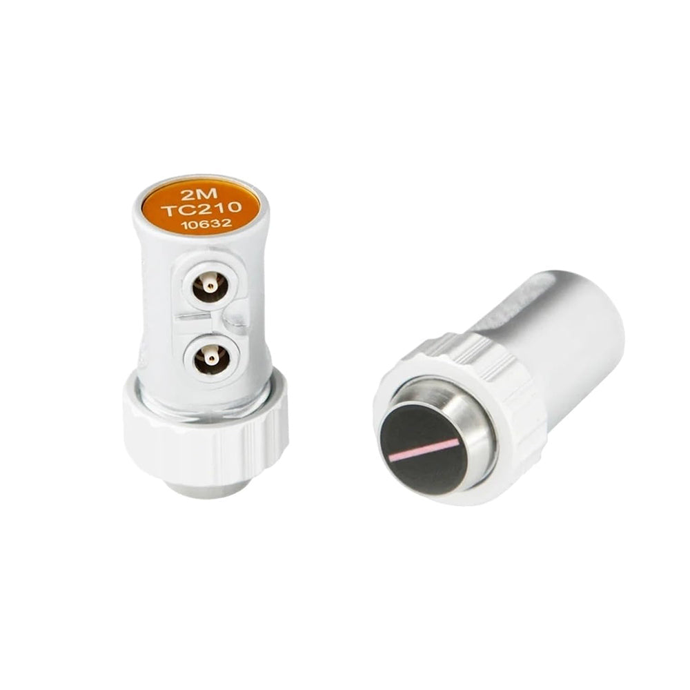 VTSYIQI 2MHz Composite Crystal Dual Element Ultrasonic Thickness Probe Sensor with Measurement Range 4.0-508mm Crystal Diameter 12mm Suitable for Ultrasonic Thickness Gauge UM-2 UM-4 UM-5 Series