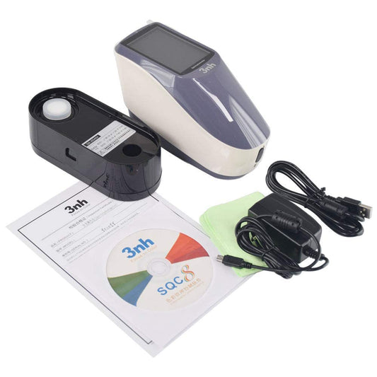 VTSYIQI UV Spectrophotometer Colorimeter Color Difference Meter Tester with 8mm and 4mm Measuring Aperture Full Illuminants UV SCI and SCE for Painting Pigment Textile Plastic etc