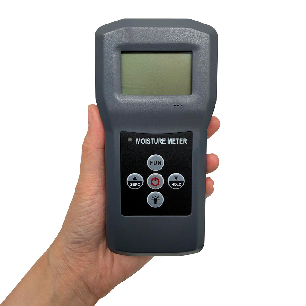 VTSYIQI Concrete Moisture Meter Concrete Moisture Testing Equipment with Measuring Range 0-70%(cd00) Resolusion 0.1 LCD Display Accuracy ± 0.5(main Moisture Range)  Auto Temperature Compensation Function