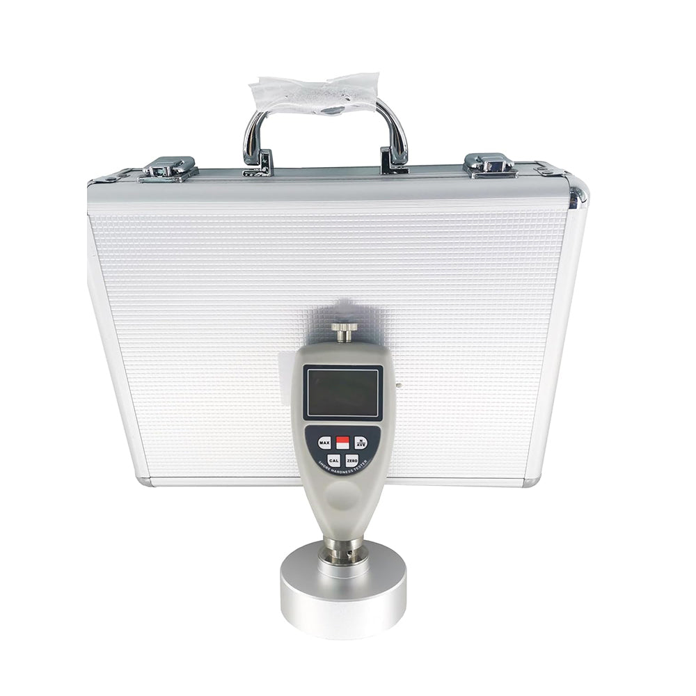 VTSYIQI Shore F Durometer Sponge Foam Hardness Tester with Measurement Range 10 to 90HF Resolution 0.1HF for Measuring Soft Foam Material and Polyurethane Foam Rubber Products