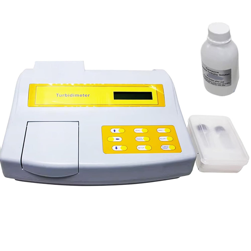 VTSYIQI Bacterial Turbidimeter Printer Bacterial Turbidimeter Digital Bacterial Turbidity Meter BaSO4 Calibration Solution with Range 0 to 6 MCF Readout 0.001MCF Repeatability ≤5% Printer Function