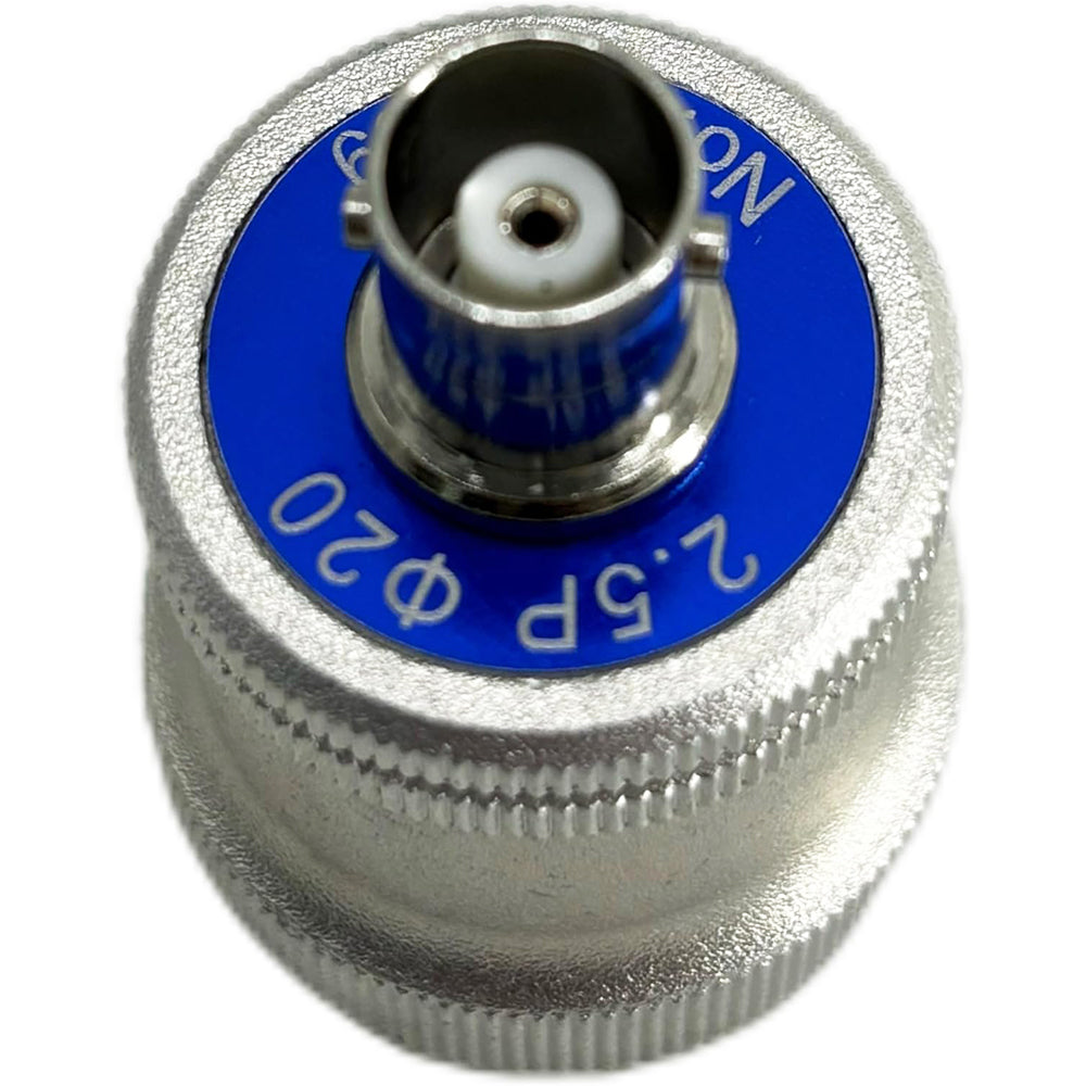 VTSYIQI Ultrasonic Flaw Detector Straight Beam Probe Transducer with Single Crystal Elements 2.5P 20mm Q9-Q9 Connector for NDT Defectoscope JITAI910 KUT680