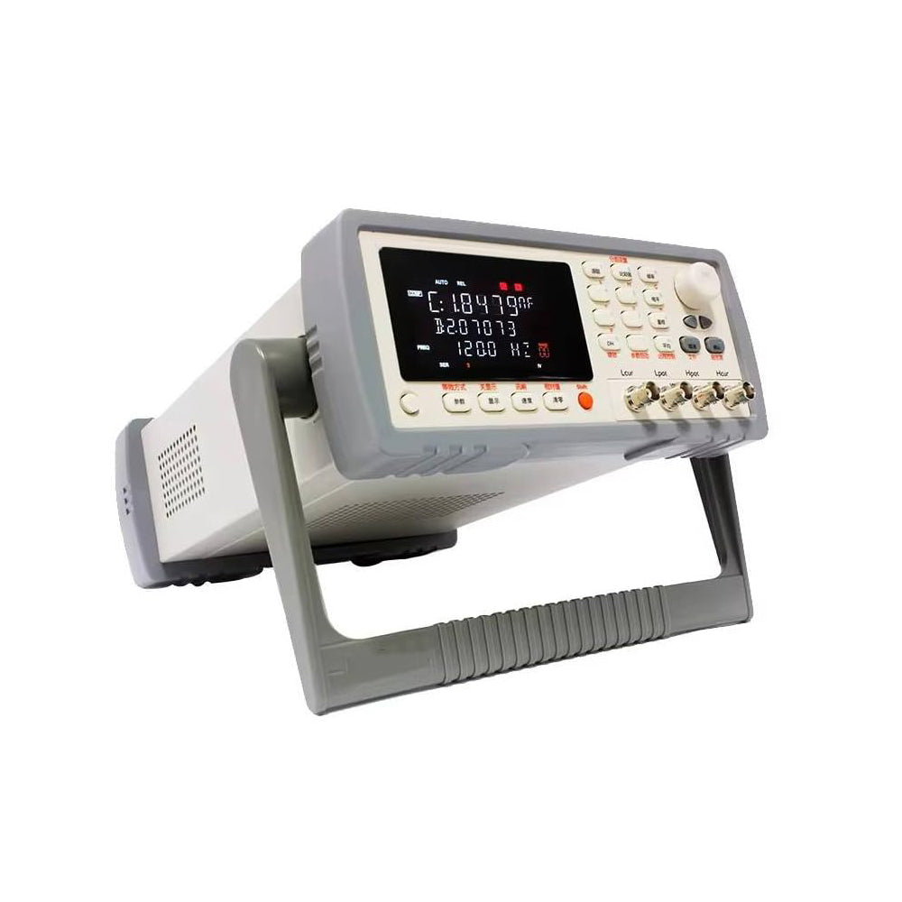VTSYIQI Digital LCR Bridge Inductance Capacitance Resistance Meter Tester with Parameters L,C,R,|Z|,D,Q,θ(deg),θ(rad) Frequency 100Hz 120Hz 1kHz 10kHz Accuracy 0.1% Test Speed 15t/s 5t/s 3t/s