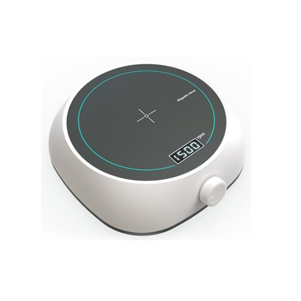 VTSYIQI Digital Magnetic Mixer Mini Magnetic Stirrer Digital Magnetic Stirring Equipment with Speed 200 to 2000 RPM Max Stirring Volume 2L (H2O) Brushless Motor Working Plate Size 135 MM  LCD Display
