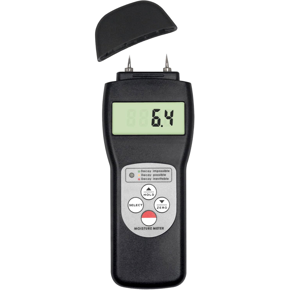 VTSYIQI Moisture Meter Analyzer Measuring Instrument Tool Equipment with LCD Display Needle Sensor Measuring Range 0 to 80 Percent