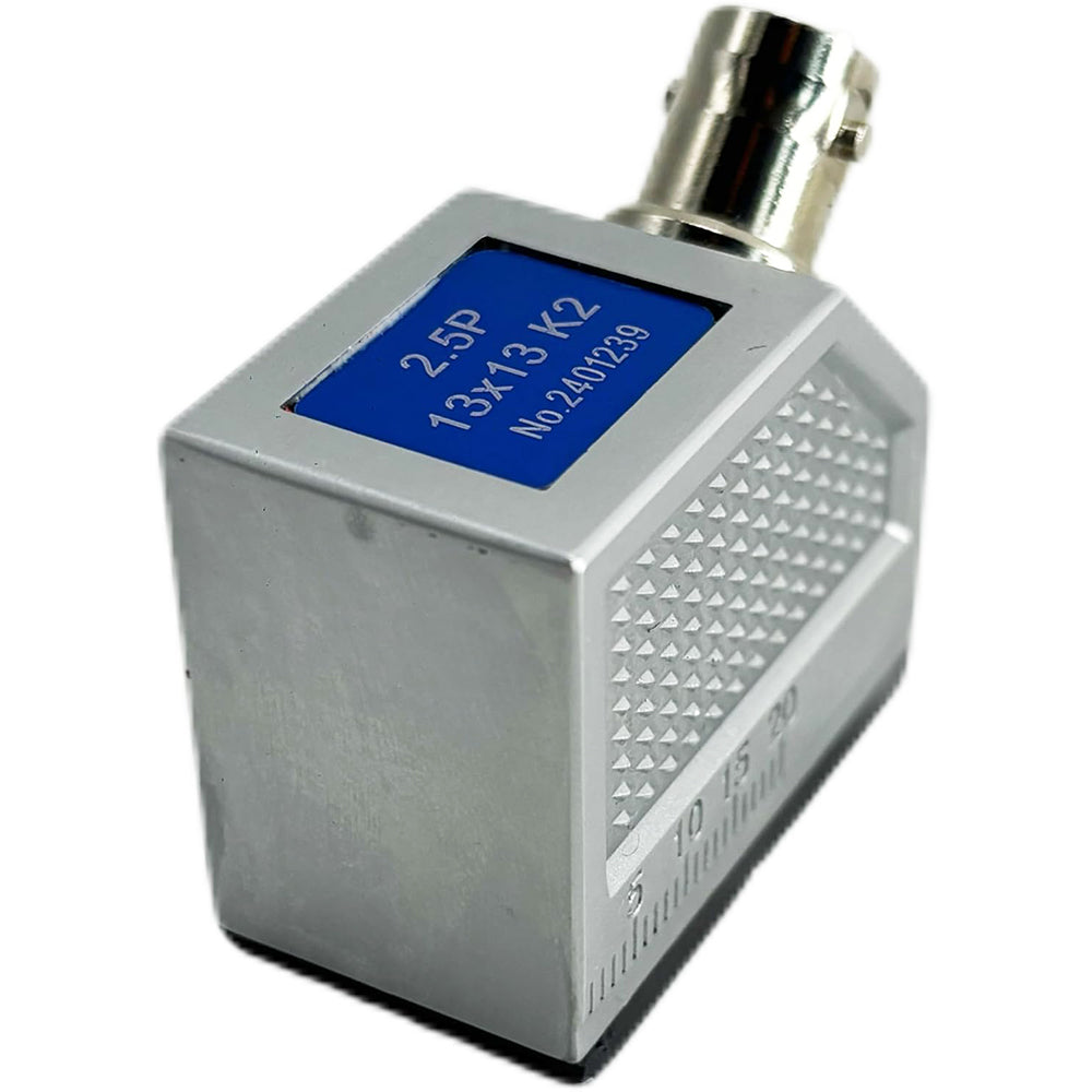 VTSYIQI Single Crystal Element Angle Beam Probe Transducer for Ultrasonic Flaw Detector with 2.5P 13 * 13 K2