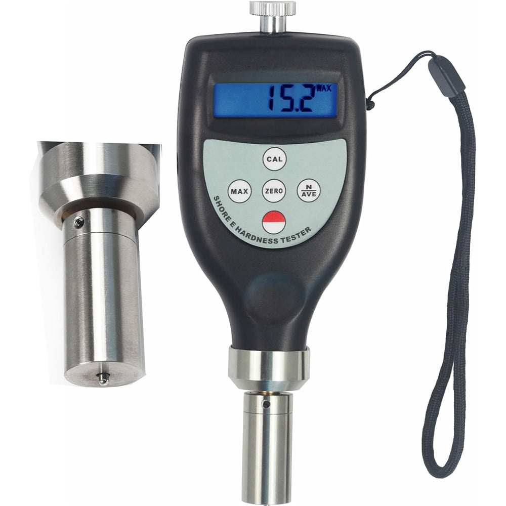 VTSYIQI Digital Shore DO Durometer Hardness Tester with Tested Materials Plastics and Middle Hard up to Hard Rubber Materials Indenter R 1.2 Spherical Radius Measurement Range 20-90HDO