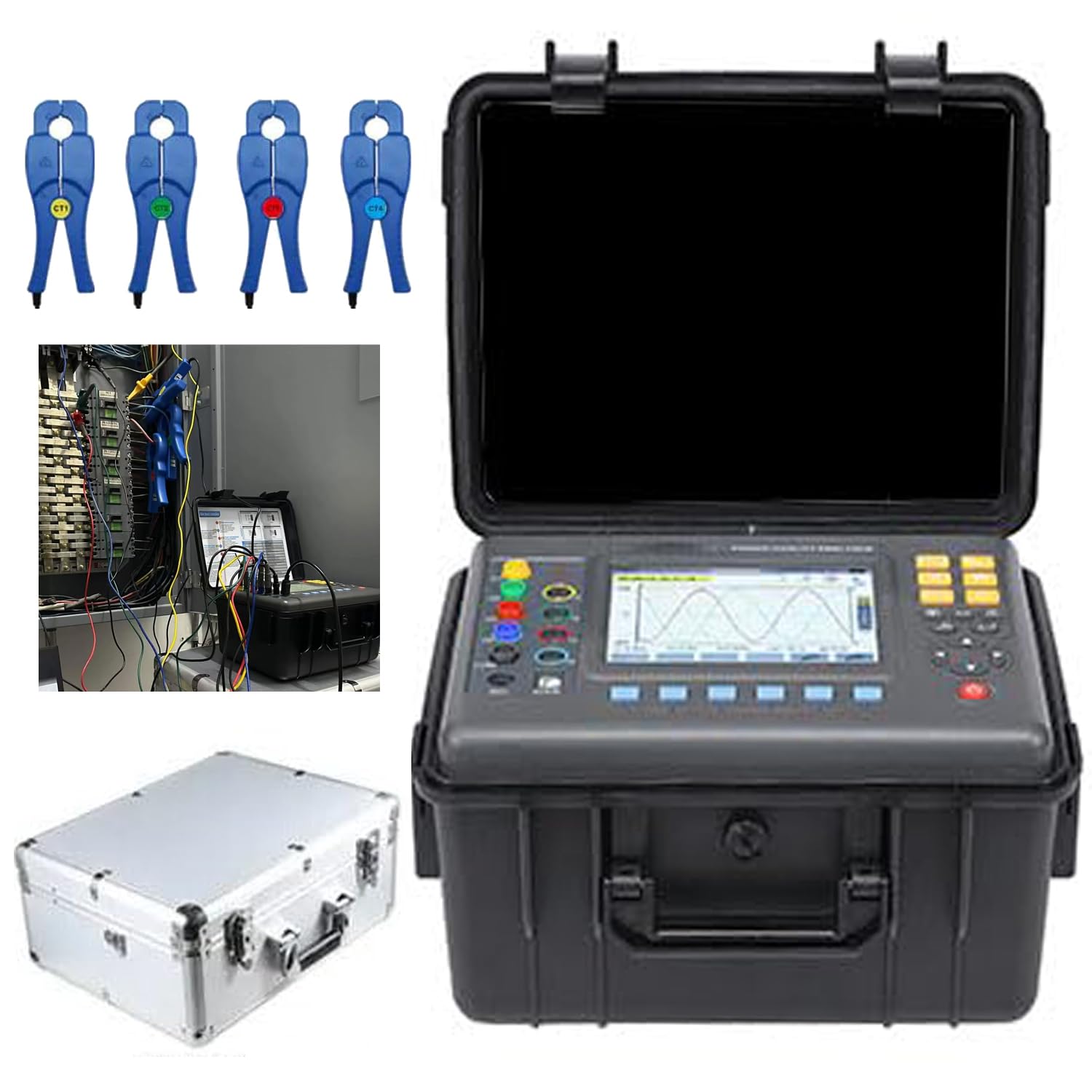 E6000 Handheld Three Phase Power Quality And Energy Analyzer-Power