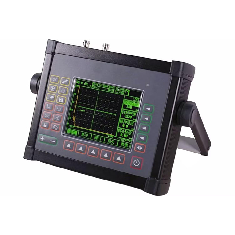 VTSYIQI Digital Ultrasonic Flaw Detector with Measuring Range 1 to 12000mm TFT LCD Display Ultrasonic Defectoscope Velocity 500 to 20000m/s 3 A-scan Waveform Modes Echo Coded