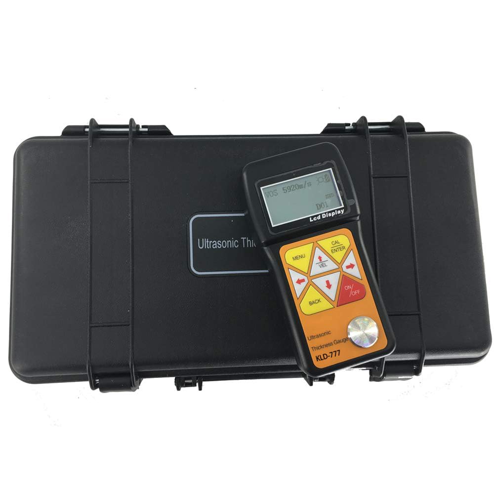 VTSYIQI Ultrasonic Thickness Gauge Tester Meter 0.75 to 600mm 0.03inch to 23.62inch for Metal Aluminum Copper