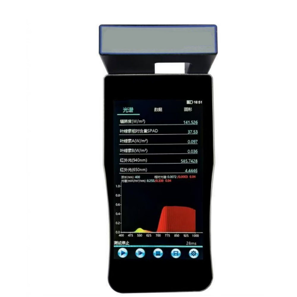 VTSYIQI Spectral Reflectance Tester Spectral Reflectance Test with Wavelength Range 380nm～ 950nm Spectral Mode Telephoto Cross Asymmetric CT Spectroscopy System Transducers High Precision CCD