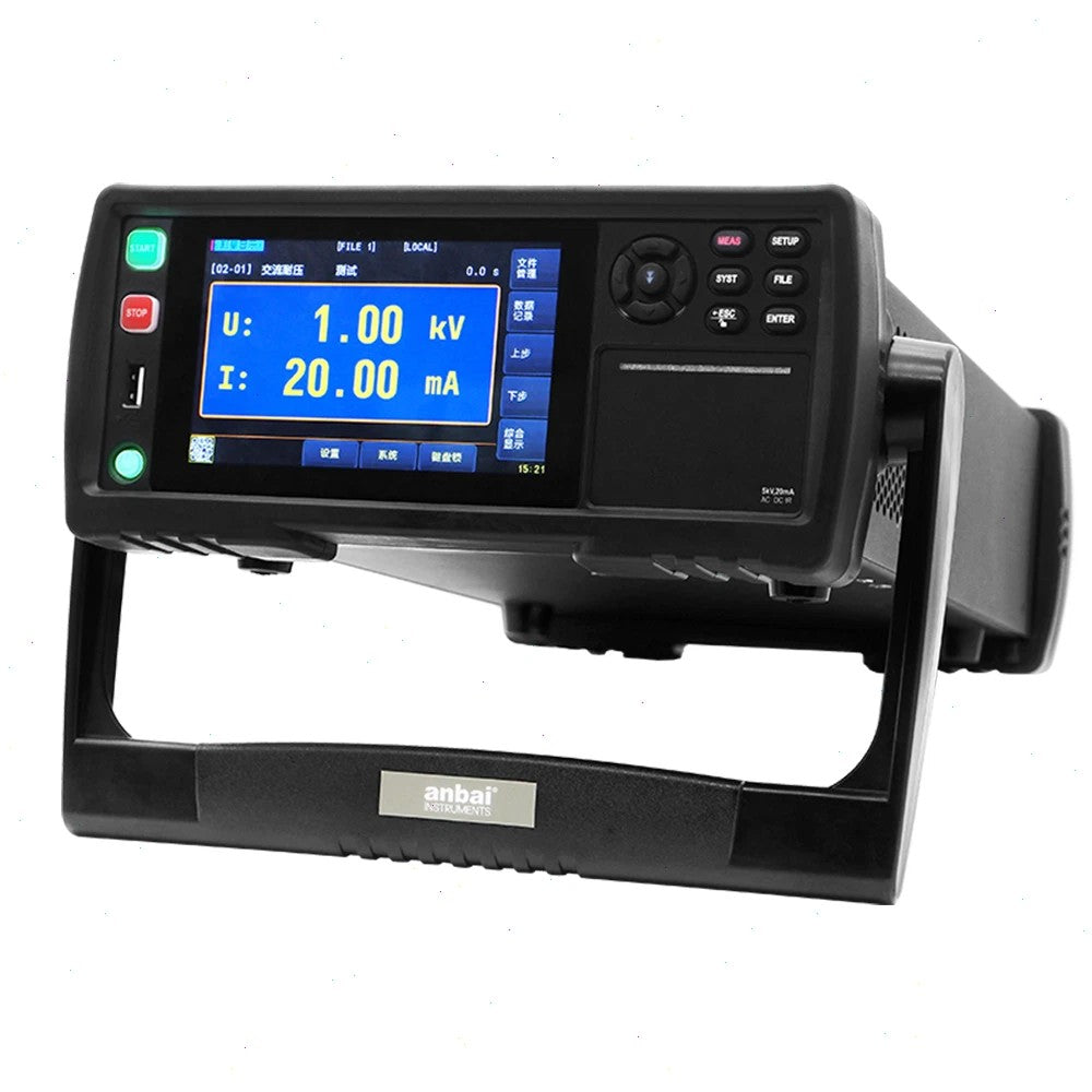 VTSYIQI AC DC Withstand Voltage Insulation Tester AC DC Withstanding Voltage Insulation Tester with Test Functions AC Withstand Voltage DC Withstand Voltage Insulation Resistance AC Withstand Voltage Rate Ouput AC 5.000kV/10mA