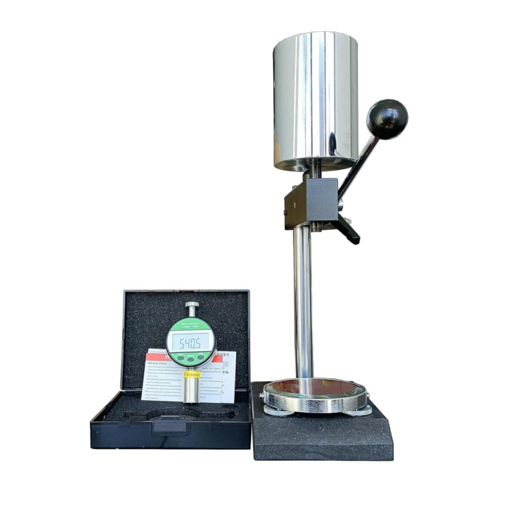 VTSYIQI Hardness Test Stand with Shore D Hardness Tester with Measuring Value 0~100HD Measurement Range 20~90HD Needle Stroke 2.5mm Needle Head Size SR0.1mm for Testing of Low and Medium Hardness and High-hardness Materials
