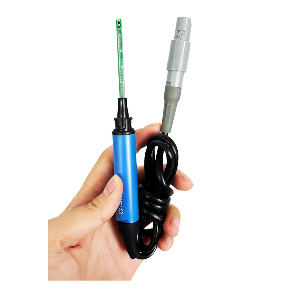 VTSYIQI Radial Hall Probe Gauss Meter Senor Probe Transducer Hall Radial Probe Apply to TM5100 1% 2% 5% Accuracy Gaussmeter Tesla Meter Tester