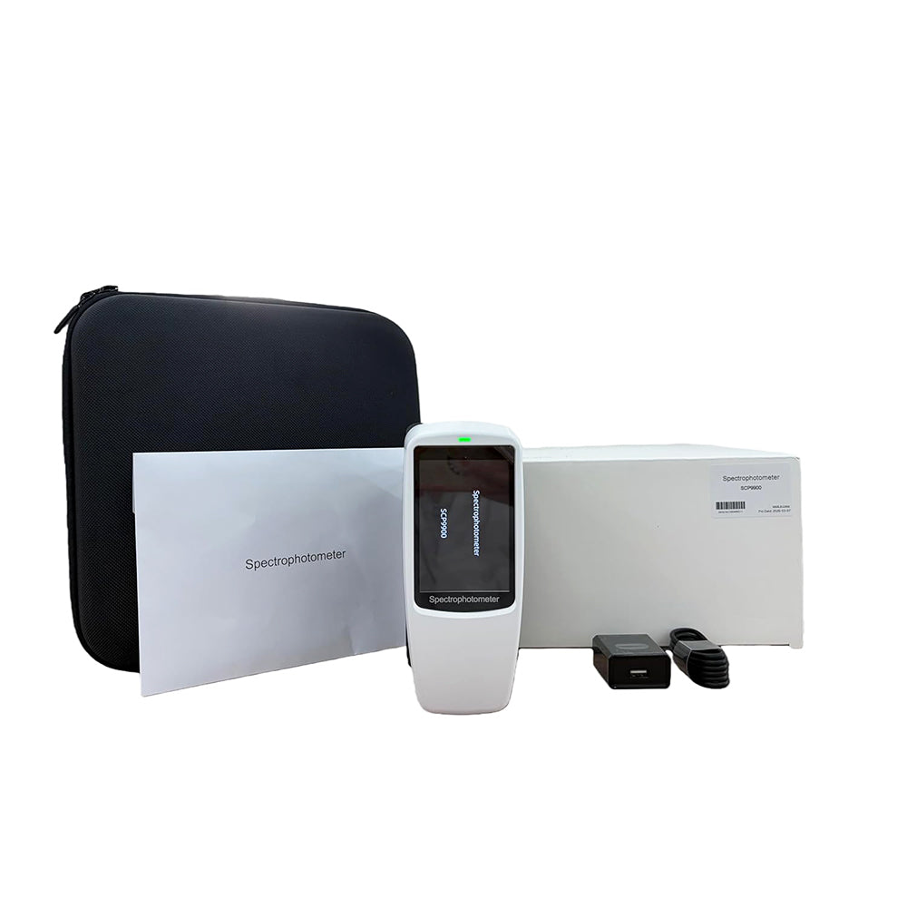 VTSYIQI Spectrophotometer Handheld Spectrophotometer with Φ11mm Φ6mm Φ3mm Apertures 16 Groups Sensors Accuracy 0.01 Repeatability *ab≤0.02 for Large Small Products Color Difference Detection