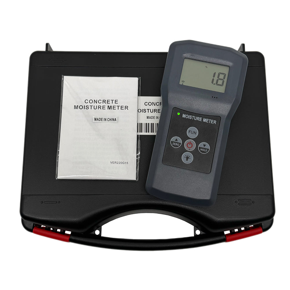 VTSYIQI Digital Concrete Moisture Meter Concrete Moisture Content Meter with Measuring Range 0-70%(cd00) Resolusion 0.1 Auto Shutdown Function  LCD Display Accuracy ± 0.5(main Moisture Range)