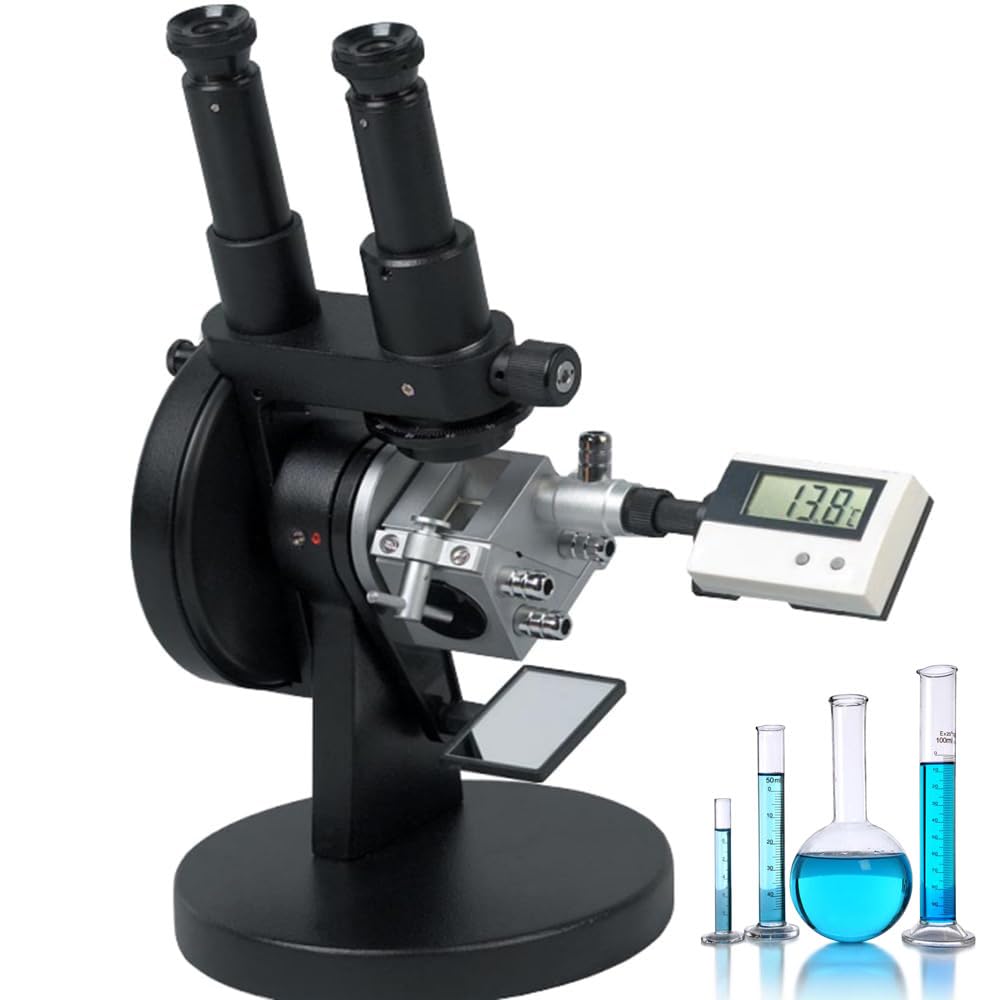 VTSYIQI Abbe Refractometer Lab Binocular ABBE Refractometer with Accur