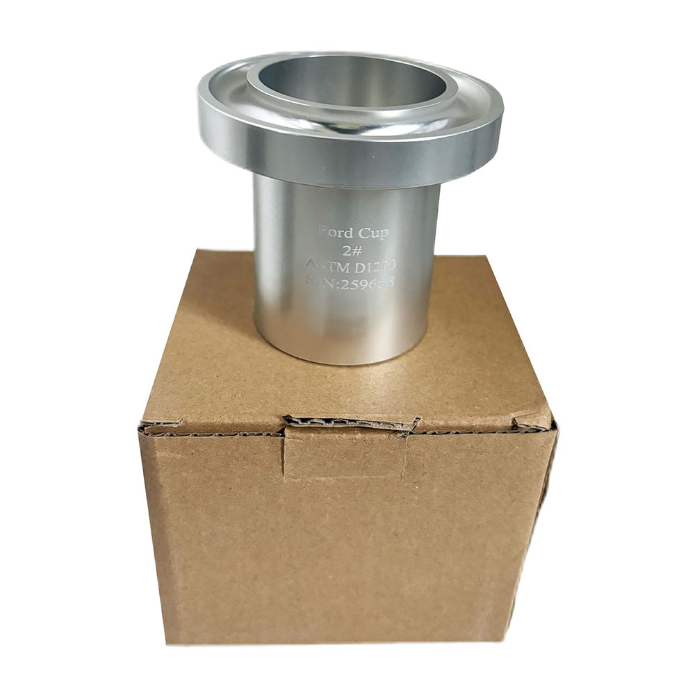 VTSYIQI Ford Flow Cup #2 Ford Viscosity Cup with Measuring Range 25-120 CST Hole Diameter 2.80 mm Outflow Time 25-105 sec High Quality Aluminum Cup for Determining The Viscosity of Inks Paints Lacquers Etc