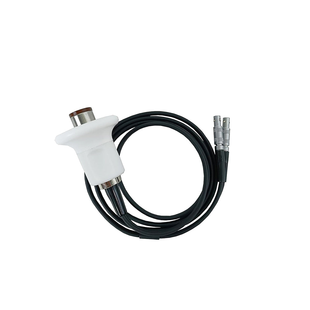 VTSYIQI High Temperature Probe for Ultrasonic Thickness Gauge UM Series with GT-12 Sensor up to 380C Measurement Range 4.0 to 80mm Crystal Diameter 10mm Frequency 5MHz
