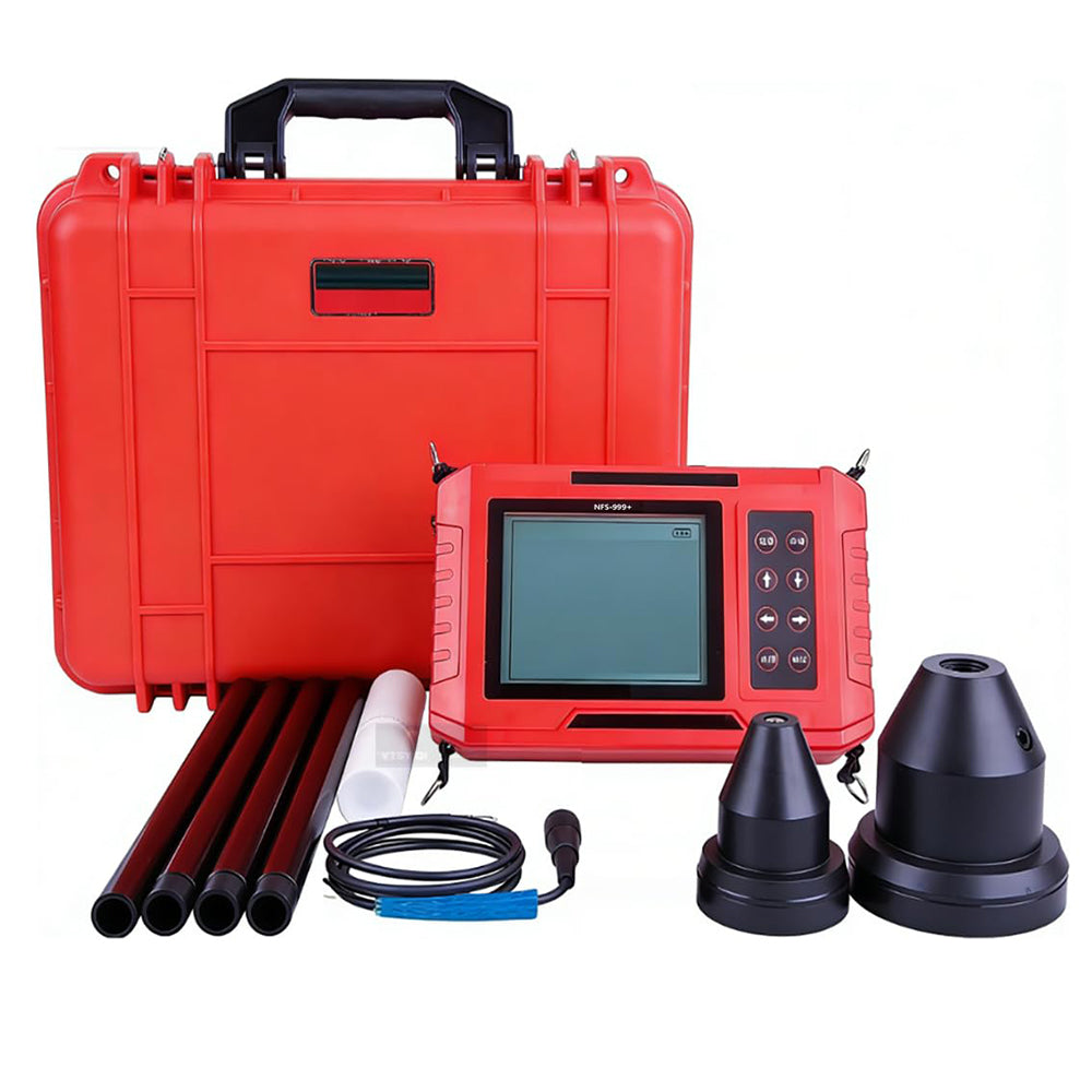 VTSYIQI Slab Thickness Gauge Floor Slab Thickness Detector with  USB Interface Thickness Measurement Range 10~1000mm Data Storage Capacity 18,000 Measurement Points for Measuring the Thickness Of Concrete,Rock,Glass,Etc
